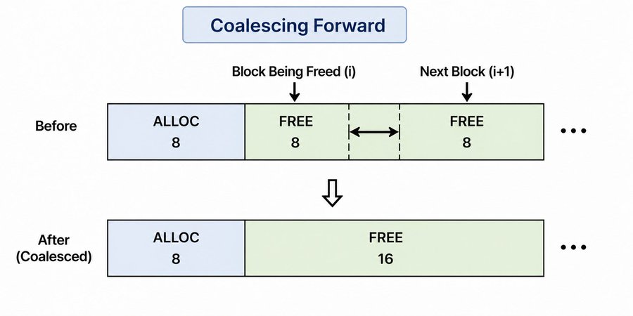 forward coalescing