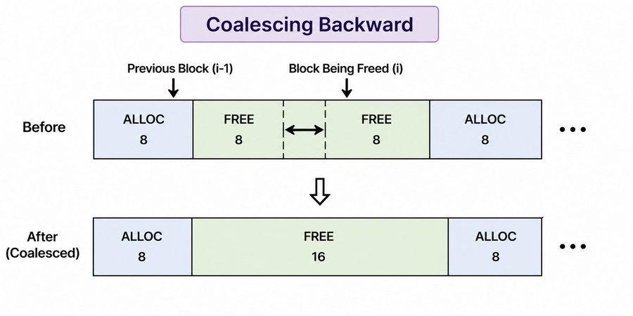 backward coalescing